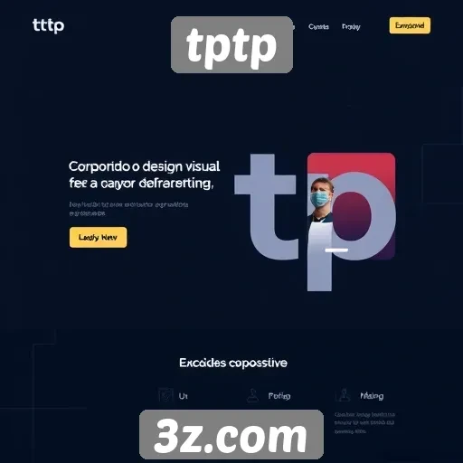 Análise do design visual do site tptp